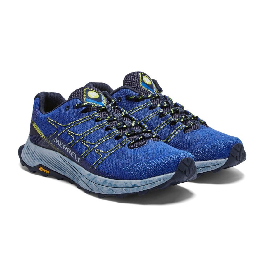 Chaussure Trail Merrell Moab Flight Bleu Homme | C.Y.EQOZ